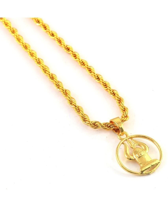 Jewar Mandi - Gold Pendant ( Pack of 1 ) - Gold