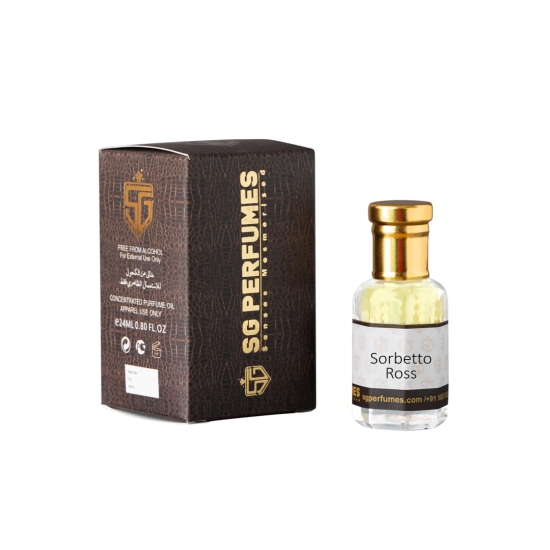 Sorbetto Ross Platinum Attar - SG Perfumes | 12ml & 24ml-24ml