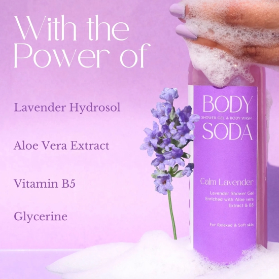 Calm Lavender Body Wash For Relaxed Skin