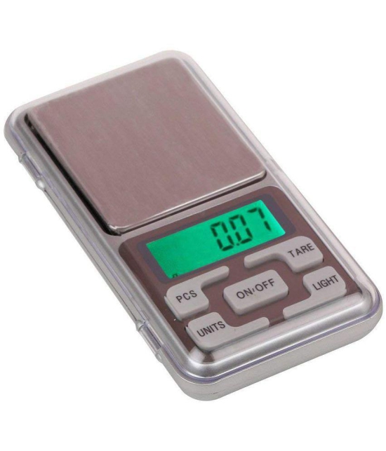 Gatih Digital Pocket Scale 0.01G To 200G For Kitchen Jewelry Weighing Silver Glossy