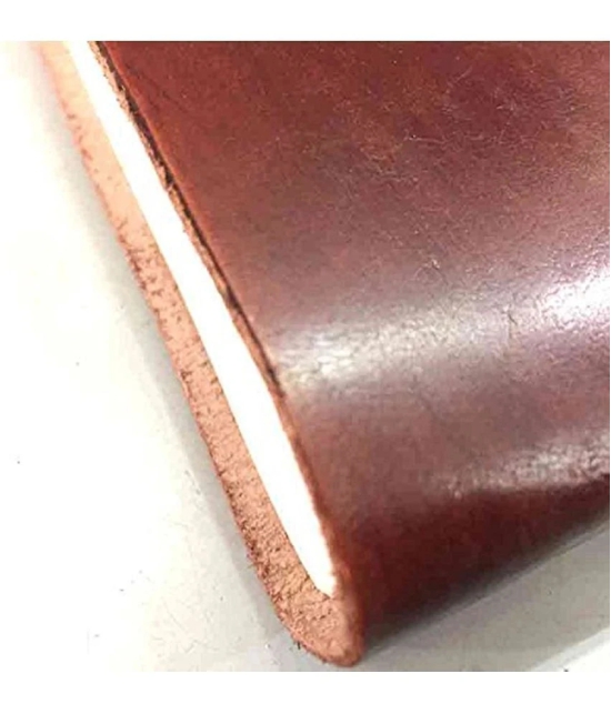 Handmade Journal/Writing Notebook/Blank Diary/Un Lined Pages Book, Leatherbound - 100 Pages, 6 x 4 inches (ASSORTED COLOR)