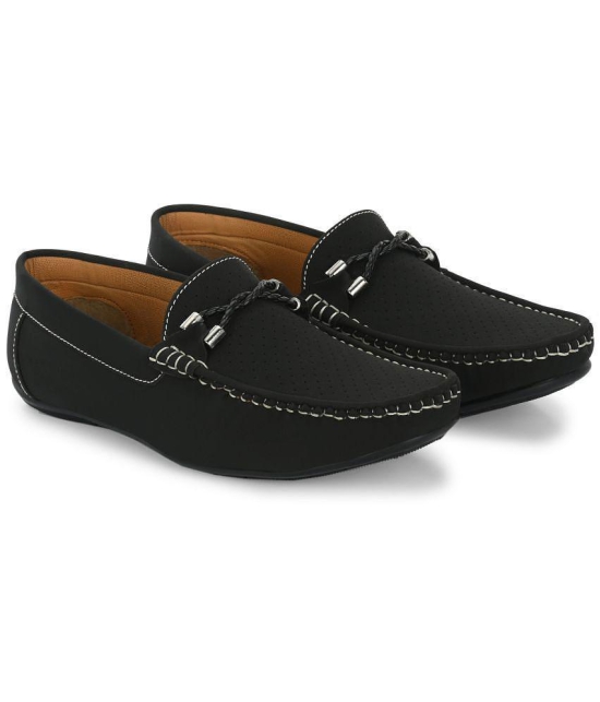 Leeport Black Mens Slip on - 8