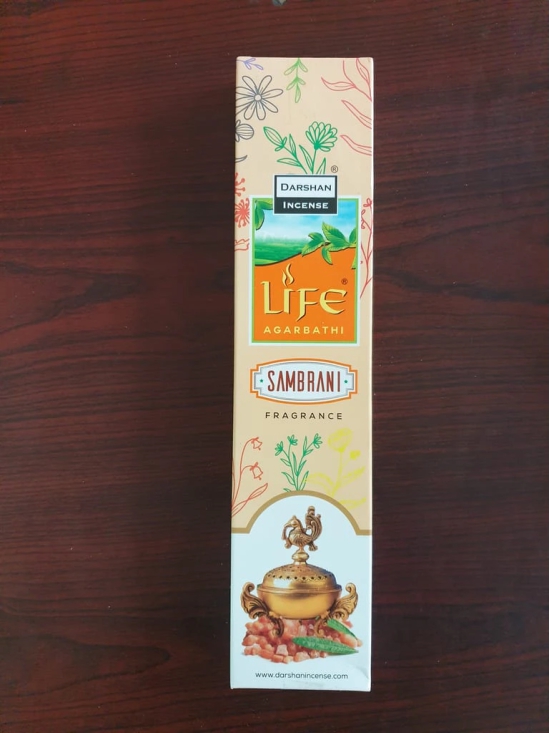 DARSHAN INCENSE - SAMBRANI INCENSE STICKS (PACK OF 7)