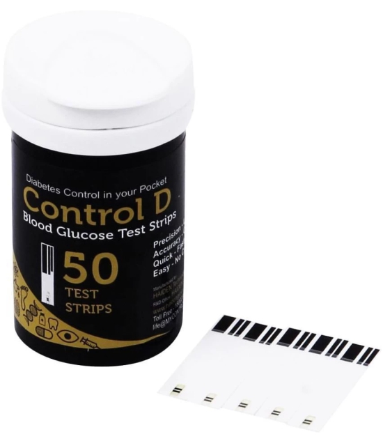 Control D 50 Sugar test Strips Expiry March 2024