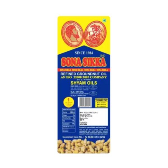 Sona Sikka Groundnut Oil 1 Ltr