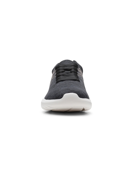 CLARKS BLACK WOMEN NOVA GLINT LACE UP SNEAKERS