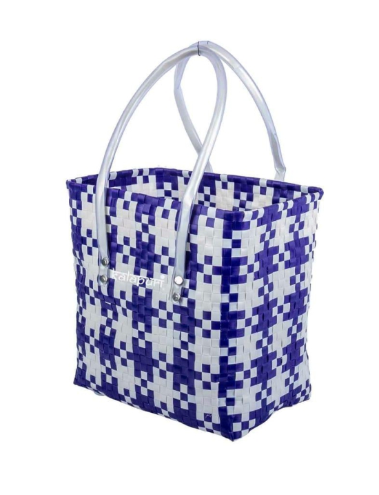 Durable Blue & White Basket