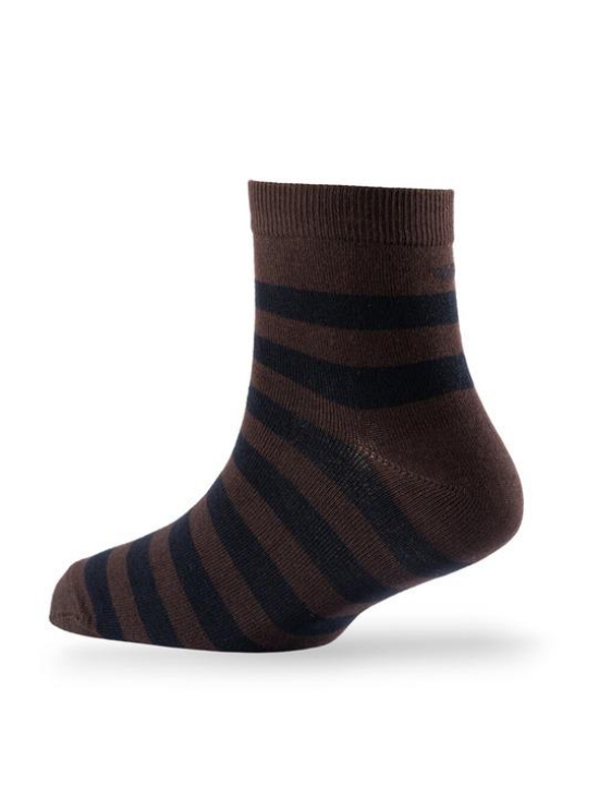 Men Pack Of 2 Striped Cotton Ankle Length Socks