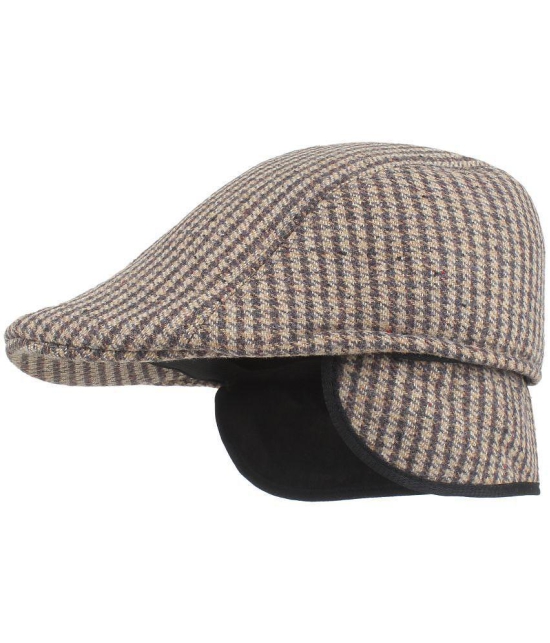 Zacharias - Brown Woollen Men''s Cap ( Pack of 1 ) - Brown