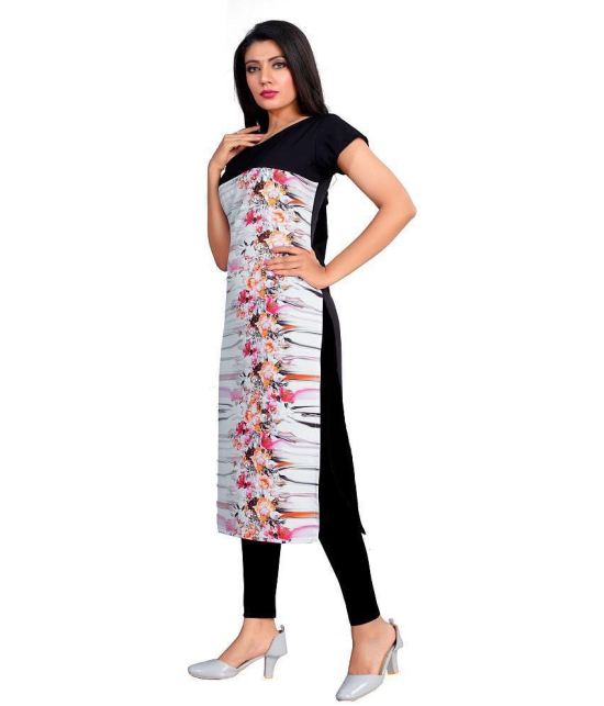 BROTHERS DEAL - Multicolor Crepe Womens Straight Kurti - M