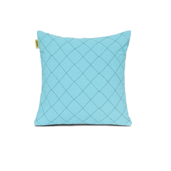 Diamond Quilted Cushion Cover Marine 12x 12