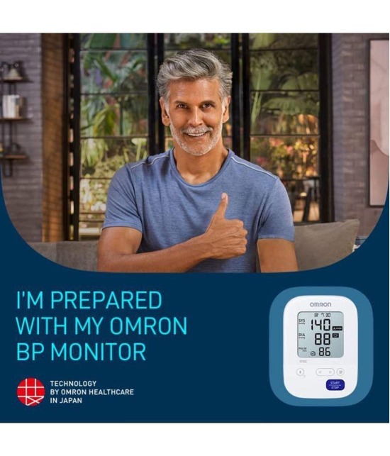 Omron HEM 7156-T Digital Blood Pressure Monitor with 360 Accuracy Intelli Wrap Cuff for All Arm Sizes Accurate Measurements and Bluetooth Connectivity