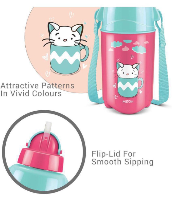 Milton - Kool Trendy 500 Cherry Pink School Water Bottle 490 mL ( Set of 1 ) - Cherry Pink