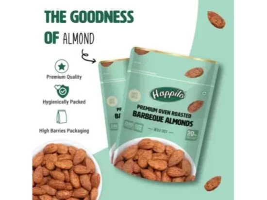 Happilo Premium Oven Roasted Californian Barbeque Almonds 160g