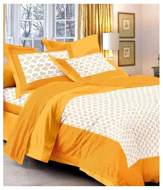 UniqChoice King Cotton Traditional Bed Sheet