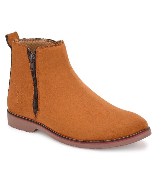 Fentacia - Tan Mens Boots - 7