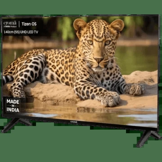 Croma (55 inch) 4K Ultra HD LED Smart Tizen TV with Dolby Audio (2024 model)