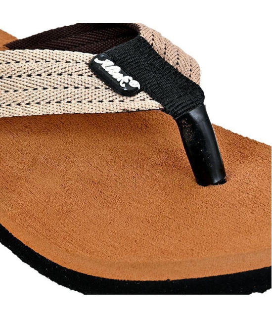 Altek - Tan Mens Thong Flip Flop - None