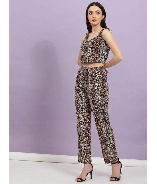 Rigo Women Animal Print Co-ord - None