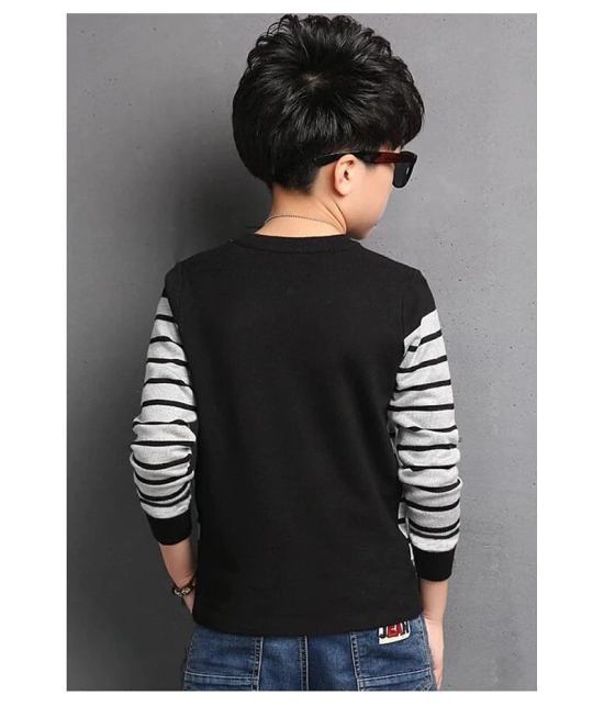 FORCE Kids Cotton Tshirt Grey::Black 15-16Y - None