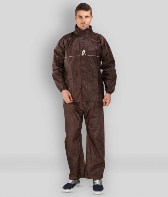 Goodluck Brown Rain Suit - XL