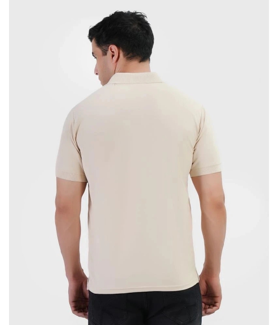 Forbro Beige Cotton Regular Fit Mens Sports Polo T-Shirt ( Pack of 1 ) - None