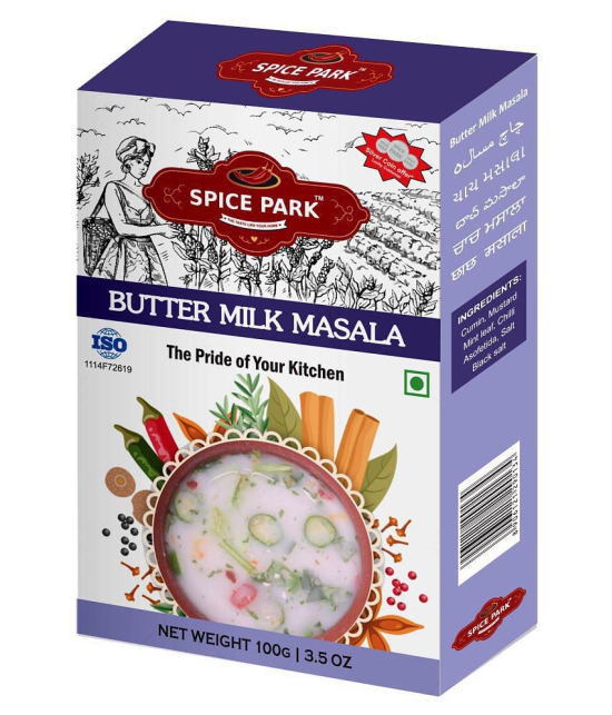 Spice Park PASTA MASALA + CHOLA MASALA + CHACH MASALA + WHITE PEPPER POWDER Powder 400 gm Pack of 4