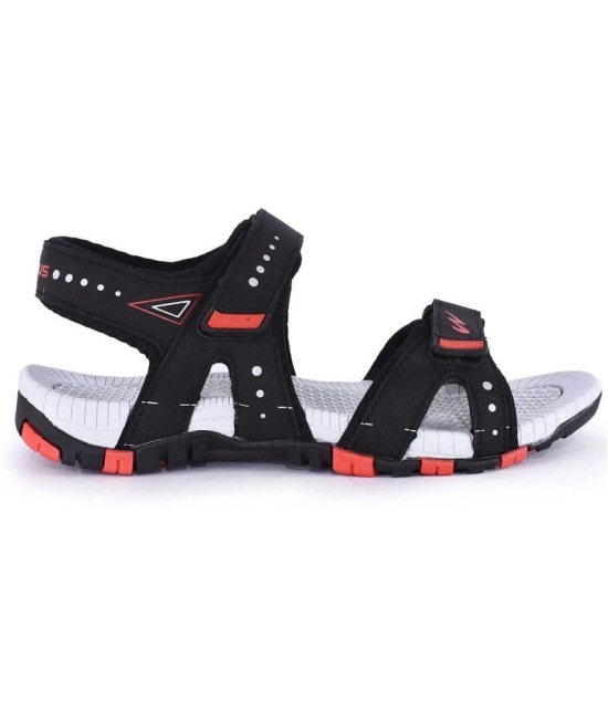 Campus - Black Mens Floater Sandals - None