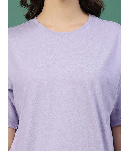 Rigo Purple Cotton Womens T-Shirt ( Pack of 1 ) - None