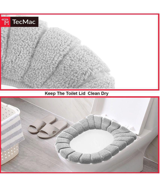 TecMac Polyester Toilet Seat Cover