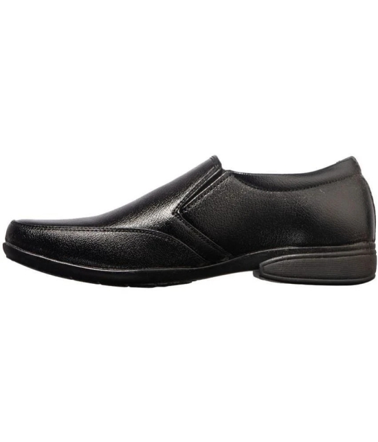 KHADIM - Black Mens Slip On Formal Shoes - None