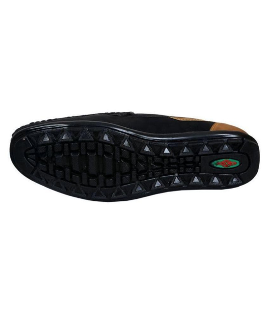 SHOES KINGDOM Black Loafers - 9