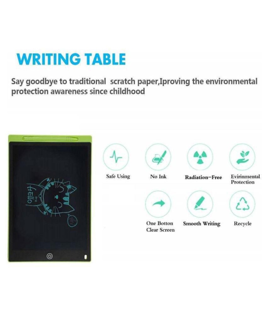 LCD Writing Tablet Drawing Board Erasable Slate Pad Electronic Blackboard for School Office Home Paperless Stationery