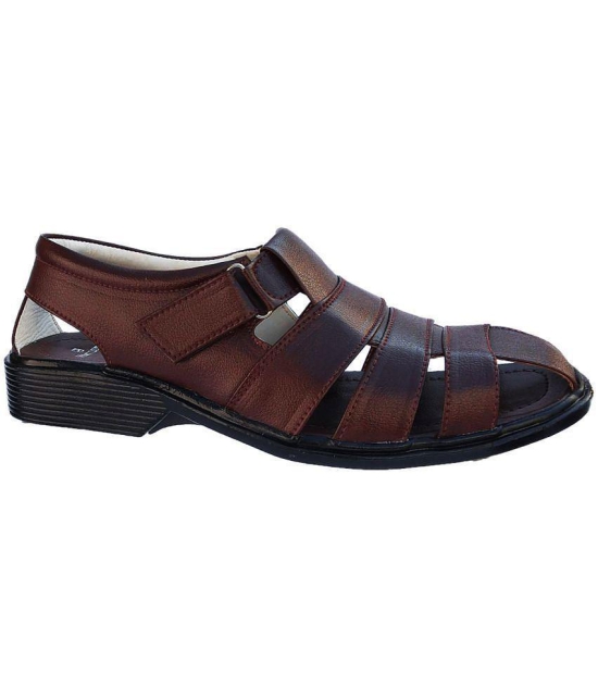 Dream Makers - Brown Men's Sandals - None