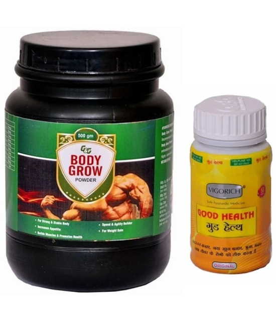 Dr. Chopra G&G Good Health 50 Capsule & Body Grow Powder 500 gm Chocolate Flavor