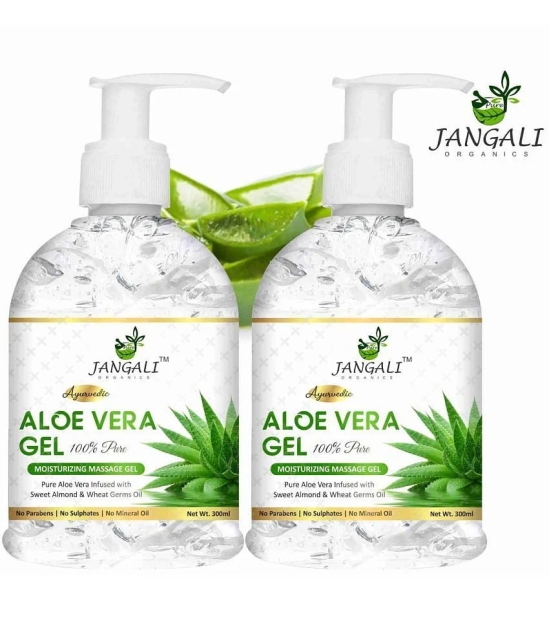 PURE JANGALI ORGANICS Aloe Vera Gel - Moisturize Skin & Younger Looking 600ML