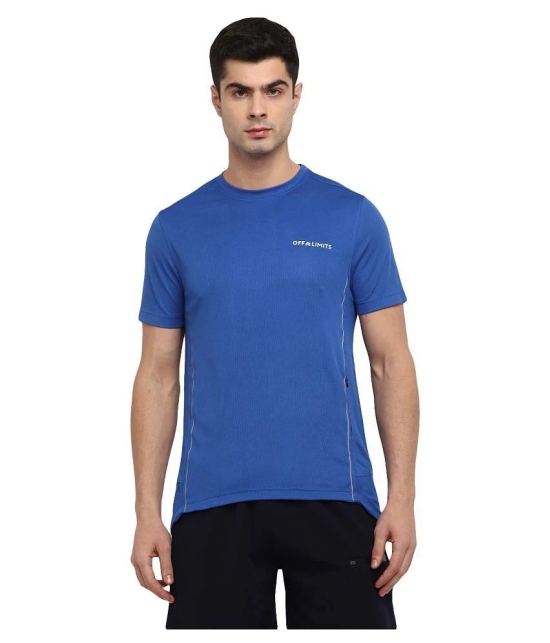 OFF LIMITS Blue Polyester T-Shirt - None