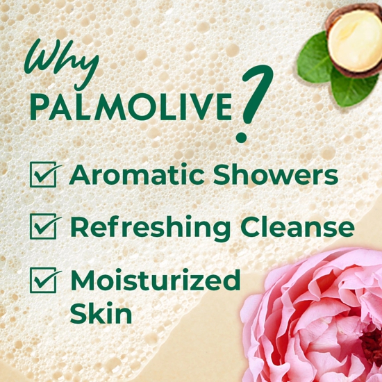 Palmolive Macadamia Oil & Peony Flower Luminous Oils Invigorating Moisturizing Shower Gel, 250 Ml