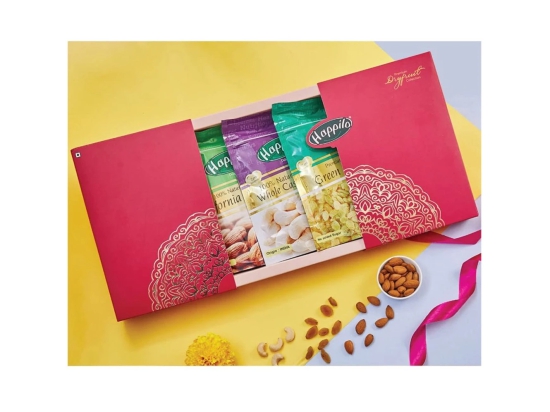 Happilo Celebration Dry Fruit Gift Box Marigold 650g