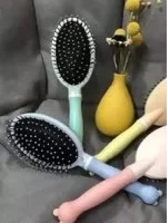 Stylish Best Quality Hair Brush (MultiColours)-Green