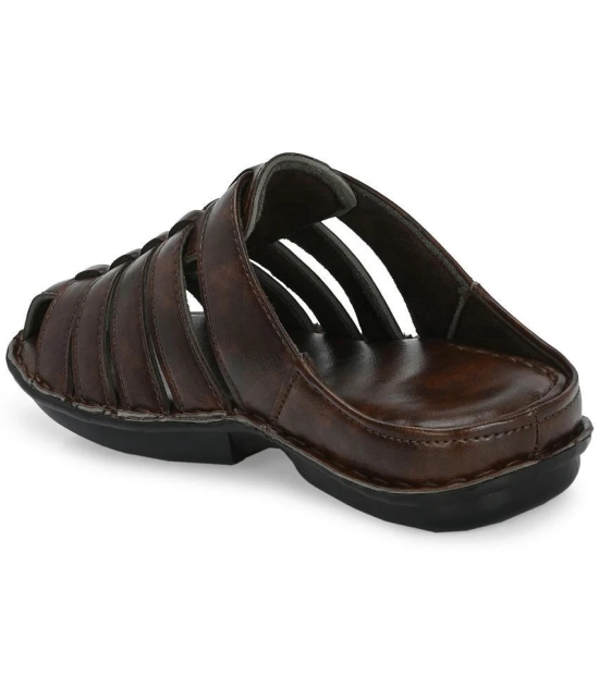 Leeport - Brown Mens Sandals - None