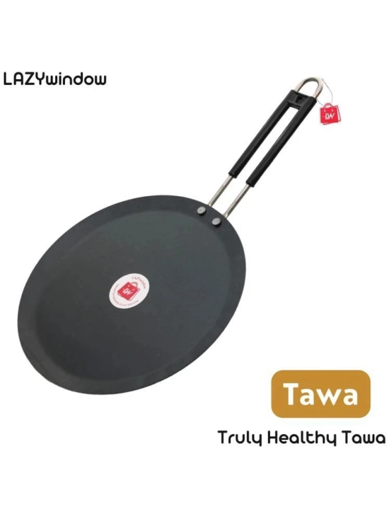 LAZYWINDOW Iron Dosa Tawa ( Pack of 1 ) - Black