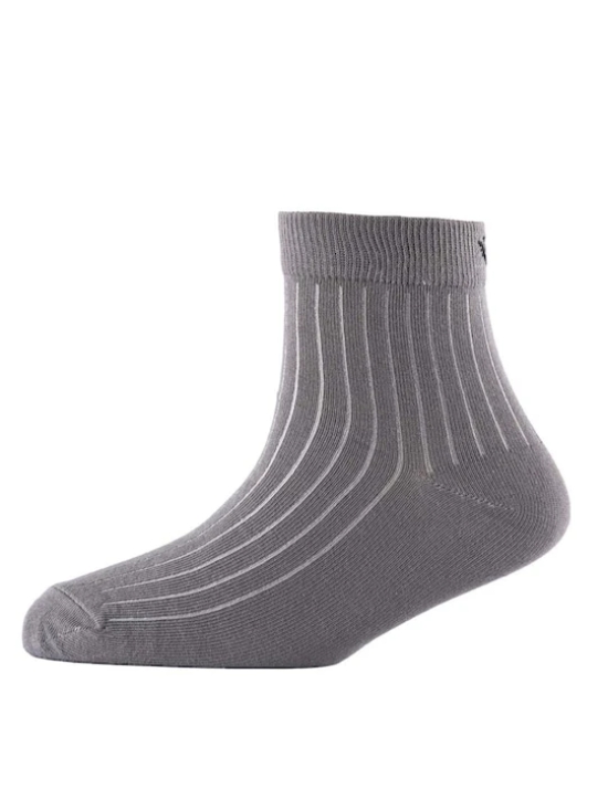 Men Pack Of 2 Striped Cotton Ankle Length Socks