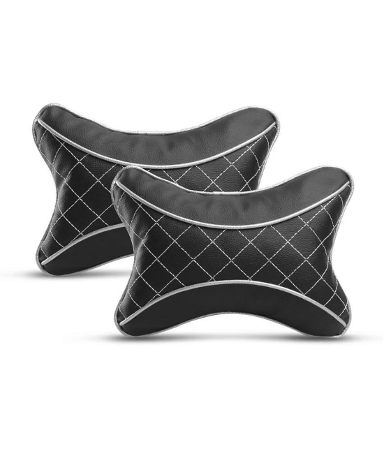 Auto Hub Neck Cushions Set of 4 Black