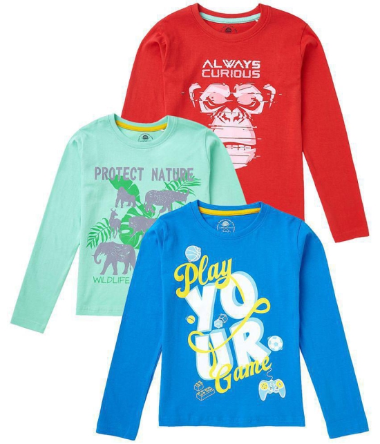 Cub Mcpaws - Multi Color Cotton Boy's T-Shirt ( Pack of 3 ) - None