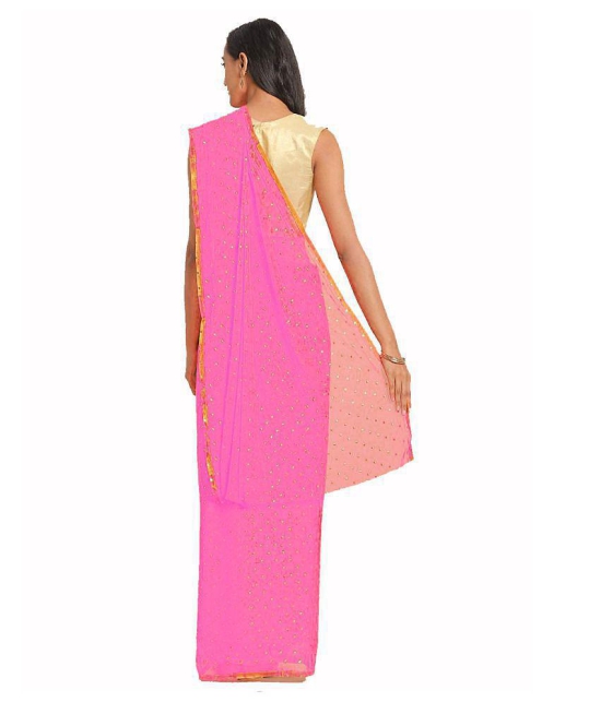 Bhuwal Fashion Pink Georgette Saree