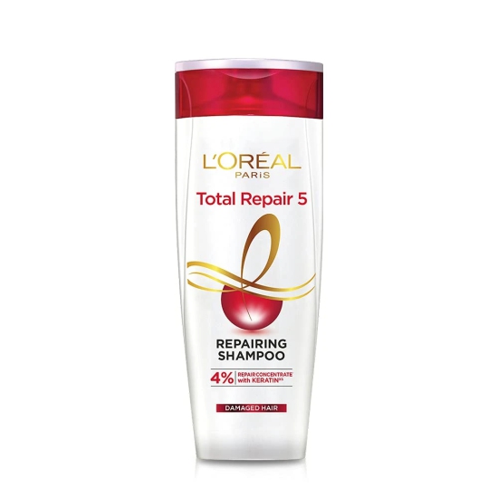 L'Oreal Paris Total Repair 5 Repairing Shampoo With Keratin Xs, 192.5Ml