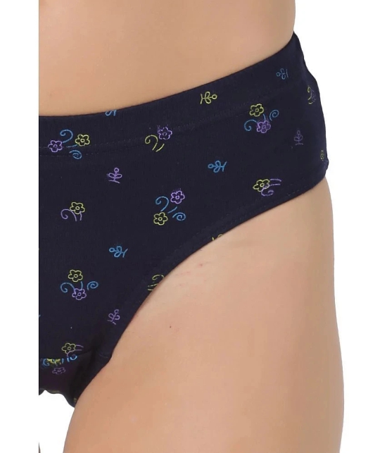 Dollar Multi Color Womens Panty Cotton Printed Womens Hipster ( Pack of 3 ) - None