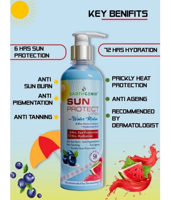 Earthgenix - Sun Protection Lotion For All Skin Type 300 ml ( Single Pack )