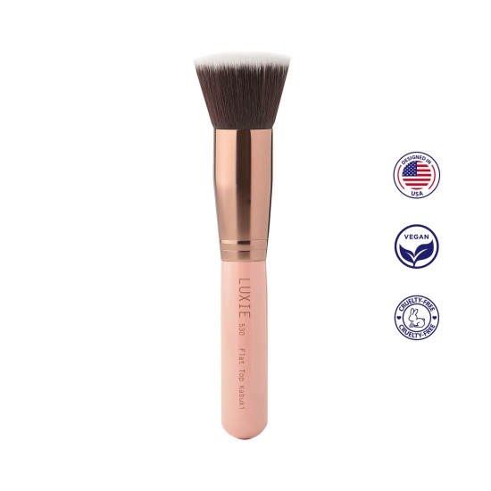 Luxie 530 Flat Top Kabuki Rose Gold